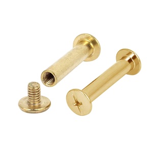Tornillos de Encuadernación de Latón Sólido de Alta Calidad, Tornillos Chicago para Manualidades en Cuero, Encuadernación de Libros y Proyectos, Disponibles a un Precio Competitivo - Product Image 4