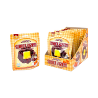 Golosinas de Goma con Sabor a Miel Salada Coreana Yum'z Bites, en Forma de Bola de Caramelo con Mantequilla de Frijol Rojo, Bolsa de 50g, Venta al Por Mayor |   Envoltura Individual