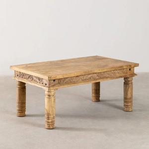 Table basse de jardin rectangulaire Vandana Hexa Arion 115x70 cm en bois d'acacia Ioanis - Product Image 2