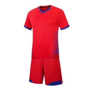 High Quality ODM OEM Customized <b>Soccer</b> Team Wear Training Jersey 100% Polyester Breathable Quick Dry V Neck Short Sleeve Uniform - Product Image 3