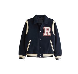 Veste universitaire à logo personnalisé veste universitaire en laine véritable à la mode Baseball Letterman Bomber School College Veste universitaire en laine d'hiver - Product Image 1