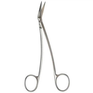 Tijeras de Contorno Locklin Premium de Acero Inoxidable Reutilizables, Curvas y Dentadas, Kit Quirúrgico Dental Periodontal para Uso Hospitalario - Product Image 3