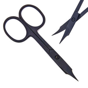 Tijeras Profesionales para Cutículas, Color Negro Mate, Acero Inoxidable, Cuchilla Afilada de Precisión, Removedor de Piel Muerta, Herramienta de Manicura - Product Image 1
