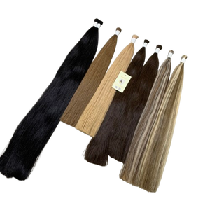 Extensiones de cabello humano liso de color degradado mezclado a granel de cabello humano de primera calidad de fábrica - Product Image 1