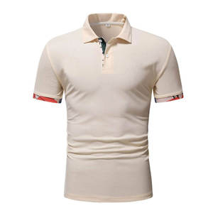 High Quality Men's Clothing Golf Polo <b>T</b>-<b>shirt</b> Short Sleeve Cotton Casual Breathable <b>Collar</b> Plus Size Men's Polo <b>Shirts</b> - Product Image 2