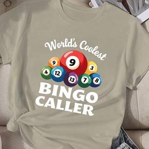 เสื้อยืดผู้หญิงลาย Bingo Bingo Caller's Comfit ที่เจ๋งที่สุดในโลก - Product Image 1