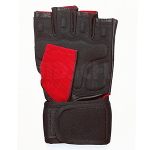 Gants de musculation en PU avec support de poignet et protection de la paume, demi-doigts, boucle réglable, dernier design, haute performance - Product Image 5