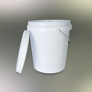 17-Liter Reusable Empty Bucket Opened Many Times PP Plastic Material with Metal Component <b>Drums</b> Pails & Barrels for Paint Usage - Product Image 4