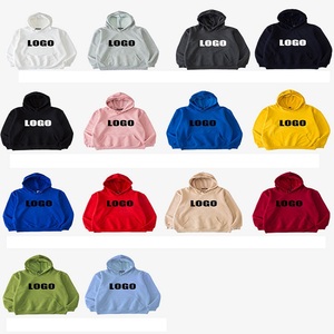 Sweat à capuche personnalisé épais 300 g/m² à épaules tombantes, en molleton de coton vierge, coupe oversize, avec motif dessin animé et appliqué numérique en relief, collection Printemps - Product Image 5