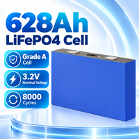 Sel Baterai Prisma LFP 628Ah 3.2V LiFePO4 untuk Kabinet Baterai dan Pembangkit Listrik