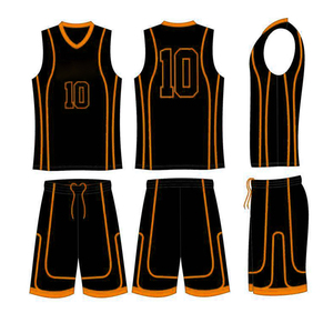 Tenues de basket-ball pour les universités, uniformes de basket-ball noirs et rouges pour les clubs, vêtements de sport pour hommes ou femmes, équipement pour les matchs sportifs. - Product Image 2