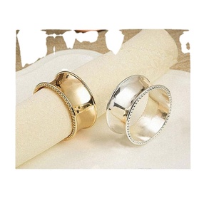 Antique Design Metal Napkin Ring for <b>Wedding</b> Parties Customized Design New Arrivals <b>Tissue</b> Rings - Product Image 1