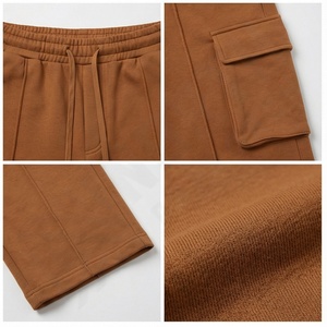 Pantalones Cargo para mujer con logotipo personalizado al por mayor, ropa de calle deportiva para correr, pantalones de pierna ancha rectos con cordón para mujer, multibolsillos para invierno - Product Image 2