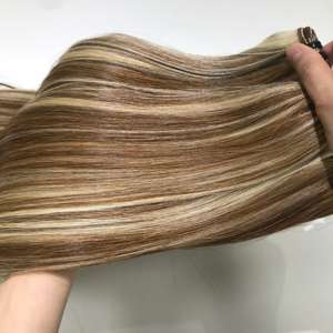 Blonde Piano Vietnamien Extensions De Cheveux Bruts HD Dentelle Trame De Cheveux Humains Vierge Bundles pour Perruque Génie - Product Image 4