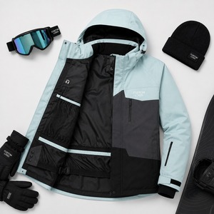 Chaqueta de Snowboard Personalizada, Ropa Deportiva para Exteriores, Chaqueta de Snowboard con Material Impermeable, Construcción Transpirable y Ajustable - Product Image 5