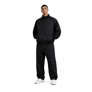Custom Tracksuit Windbreaker Outfits Nylon Set Suit Sport <b>Jacket</b> Track Zip up Wind Breaker for Men and Pants Windproof <b>Workout</b> - Product Image 4