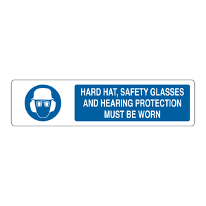 Señal de Seguridad Brady Slider para Cascos y Gafas de Seguridad en Áreas de Trabajo Industrial - Product Image 1