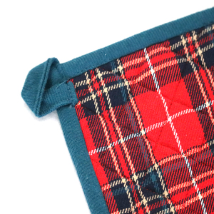 Fournisseur indien de porte-pots en coton 100% à motif de contrôle de qualité supérieure en toile de coton recyclé au prix de gros - Product Image 6