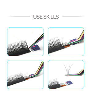 Curved <b>Lash</b> Tweezers Stainless Steel Nipper Anti-static DIY <b>Cluster</b> Eyelash Curved Tweezers Grafted Eyelash Extension Fiber Tip - Product Image 5