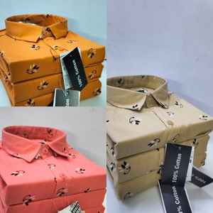 OEM personalizable 100% algodón impreso camisas casuales para hombres y niños - Product Image 2