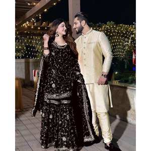 Beau haut et bas de fête avec ensemble élégant de taille Dupatta XL - Product Image 6