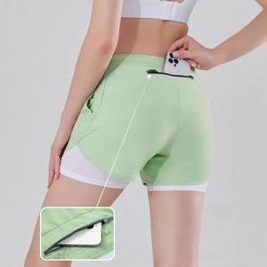 Shorts de sport d'été pour hommes OEM, double couche, doublés, pour le basketball, l'entraînement, le fitness, amples, respirants, séchage rapide, pour la course à pied - Product Image 6