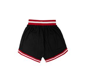 New Style Custom Made High Street Front Logo 100% Polyester Waterproof Breathable <b>Basketball</b> Mesh <b>Shorts</b> Solid Color - Product Image 2