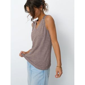 2025เสื้อกล้ามคอวีระบายอากาศสำหรับผู้หญิง, เสื้อกล้าม2025ฤดูร้อนชุดลำลองแฟชั่นอินเทรนด์ทรงหลวม - Product Image 1