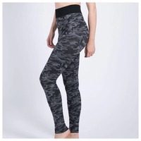 Leggings de yoga pour femmes de haute qualité, taille haute, respirants, légers, en tricot Spandex/Polyester, couleur unie, effet ventre plat, écologiques