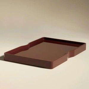 Classic Lacquer <b>Tray</b> Minimal Serving <b>Tray</b> For Food Serving And Tabletop Styling <b>Storage</b> <b>Tray</b> Decoration - Product Image 2