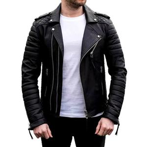 Veste en cuir d'agneau véritable pour homme de qualité supérieure, veste en cuir pour homme, vestes en cuir du Pakistan pour homme - Product Image 1