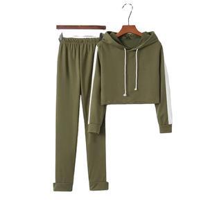 Ropa Deportiva para Mujer, Chándal de Algodón de Alta Calidad, Estilo Francés, para Invierno - Product Image 1