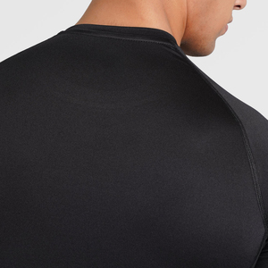 <b>Men</b> Polyester Spandex Material <b>Compression</b> T <b>Shirts</b> <b>for</b> Sale / <b>Men</b> Solid Color Short Sleeve <b>Compression</b> Blank T <b>Shirts</b> - Product Image 5