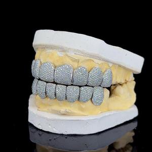 Proveedor Indio de Grillz de Diamantes Personalizados para Dientes con Acabado de Lujo para Fiestas, Conciertos y Uso Diario, Disponibles para la Venta - Product Image 1