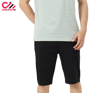 ชุดเซ็ตเสื้อยืดแขนสั้นกางเกงขาสั้นลำลองผู้ชายขายดี พร้อมปักโลโก้ OEM รุ่นใหม่ สีพื้น สำหรับฤดูร้อน ยี่ห้อ CARE MASTER - Product Image 5