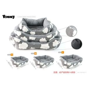 Coussin pour animaux Yommy, motif nuage, en polaire douce, pour chiens et chats, tailles S, M, L - Product Image 3