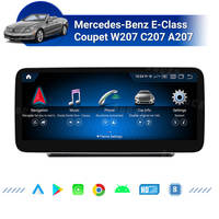 AuCar 10.25/12.3'' Android 13 Pemutar DVD Multimedia Mobil GPS Navigasi untuk Mercedes-Benz E-Class Coupet W207 C207 A207 Radio Mobil