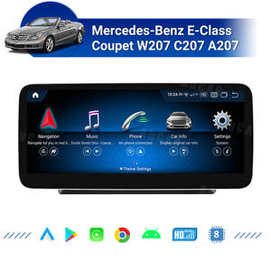 AuCar 10,25/12,3'' Android 13 Auto-DVD-Multimediaplayer GPS-Navigation für Mercedes-Benz E-Klasse Coupé <span class=keywords><strong>W207</strong></span> C207 A207 Autoradio - Product Image 1