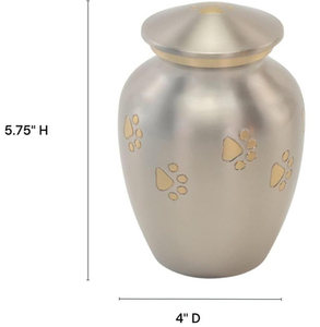 Pet Memorial Brass Cremation Urns Funeral Pet Urns <b>Keepsake</b> Urns Burial Urns With High Quality at Low Price - Product Image 2