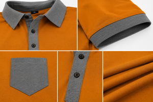 Polos de Golf para Hombre, Verano, Venta Caliente, Logotipo Bordado Personalizado, Transpirables y Lisos, Ropa de Verano al Por Mayor - Product Image 3