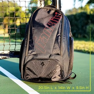 Sac de pickleball personnalisé en PU 600D à cadre externe, grande capacité 50-70L, avec compartiment à chaussures séparé – Vente chaude - Product Image 3