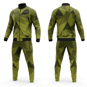 Traje Deportivo Personalizado con Impresión a Todo Color, Uniforme de Equipo Personalizado para Unisex, 100% Poliéster, Resistente al Viento, Transpirable, Deportivo de Invierno - Product Image 5