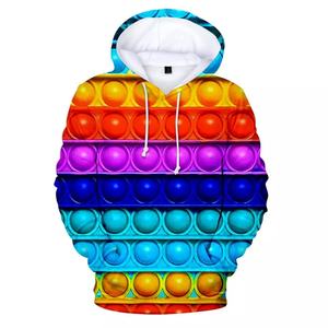 Sudadera con capucha de llama colorida para hombre y mujer, ropa de calle con capucha 3D, suelta, otoño e invierno, nueva tendencia - Product Image 3