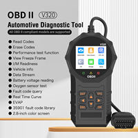 Nuevo Escáner OBD2 V320, Herramienta de Diagnóstico para Autos, Probador de Voltaje de Batería de 12V, Lector de Códigos de Error del Motor, Flujo de Datos en Tiempo Real