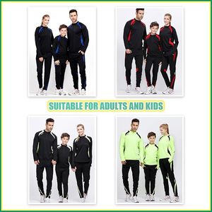 Custom Men and Women Tracksuit <b>Athletic</b> Tracksuit Personalized Soccer Jersey Training Suit with Name Team Number Logo - Product Image 5