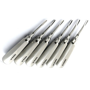 Elevadores Dentales para Extracción de Dientes, Juego de 6 Instrumentos Quirúrgicos de Precisión para Elevación de Raíces Atraumática, Acero Inoxidable - Product Image 4
