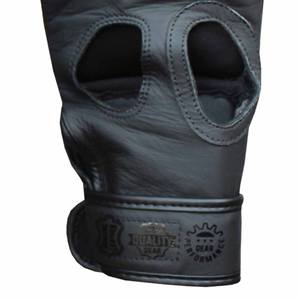 Guantes de Entrenamiento de MMA Profesionales de Primera Calidad, de Cuero, Medios Dedos, con Cierre, Impermeables, Duraderos, para Protección de Adultos, Venta al Por Mayor - Product Image 6