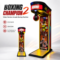 Neofuns Boxing Champion 2 Machine de boxe commerciale à monnayeur, jeu d'arcade vidéo de boxe pour centre de jeux