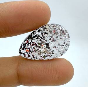 Cabujón de piedra preciosa Super Siete natural de 28.00 quilates, cabujón Super Siete de buena calidad para la fabricación de joyas, tamaño 26X17X8MM - Product Image 2