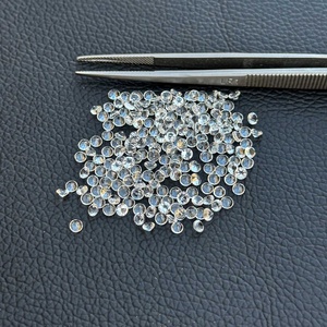 Cuarzo cristalino blanco natural de 8 mm, facetado, corte brillante redondo, piedra preciosa suelta, joyería de cuarzo hecha a mano al mejor precio asequible. - Product Image 2